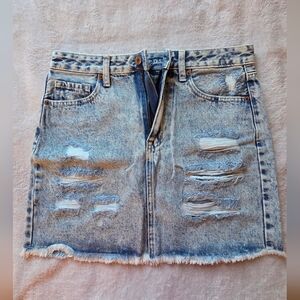 Aeropostale Light Blue Denim Skirt